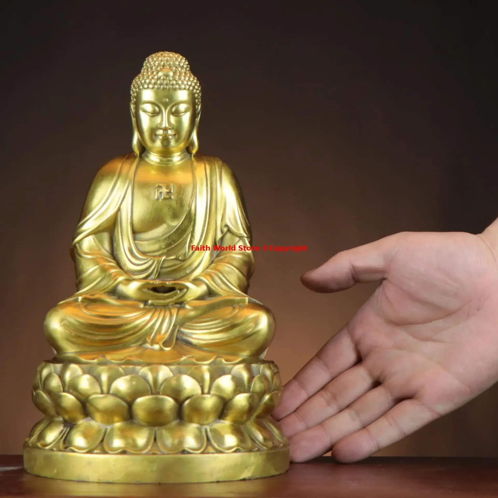 Statue de Bouddha Sakyamuni Di zangwang guan yin, Article de Bouddhisme, Sécurité, Porte-bonheur Sai