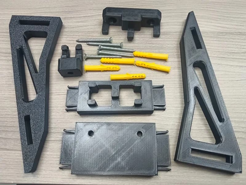 Support mural pour blocs de construction DIY, support mural pour LEGO 42207 Ferrari F1 SF24