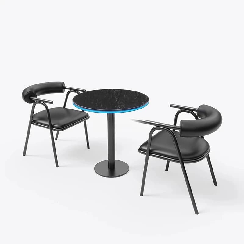 Table De Bar et chaise Pub Barbecue boutique canapé rétro loisirs restauration stand Mesas Altas De 