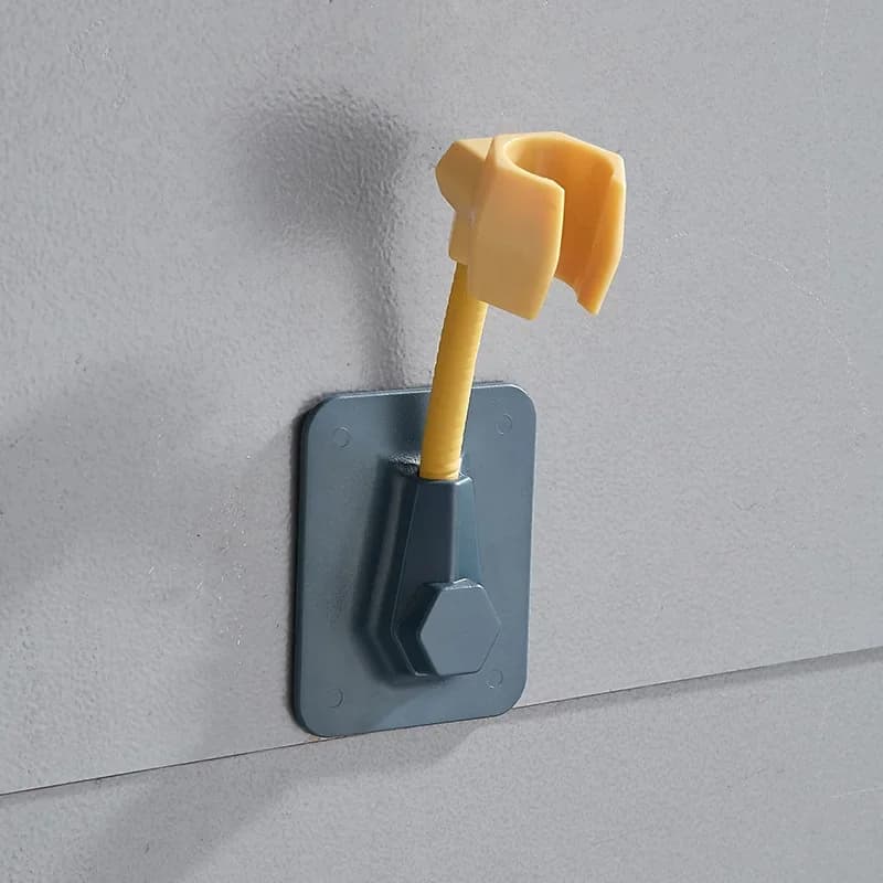 Support mural de douche, poinçon gratuit, ventouse, Viscose, Base rotative, support de buse, cintre 