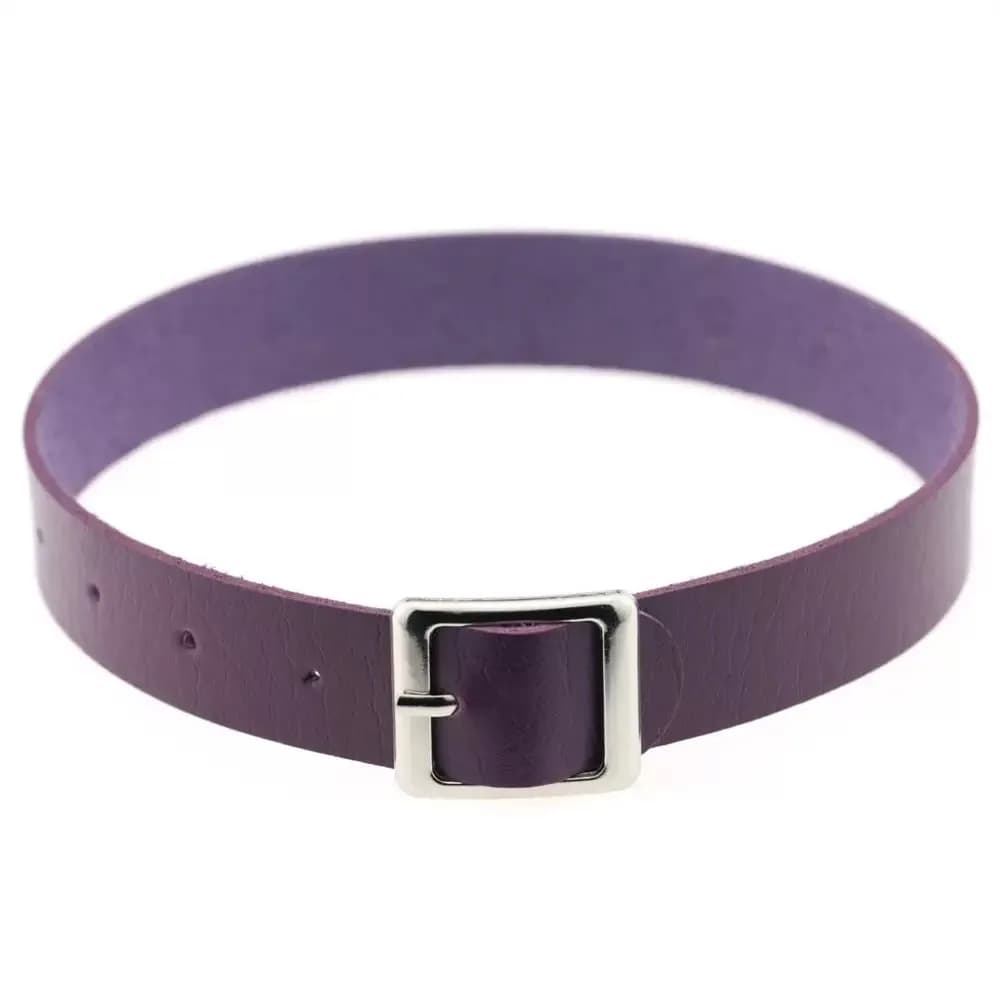 Collier en cuir simple style hippie punk, tendance rock Y2K, accessoires streetwear pour femmes, pen