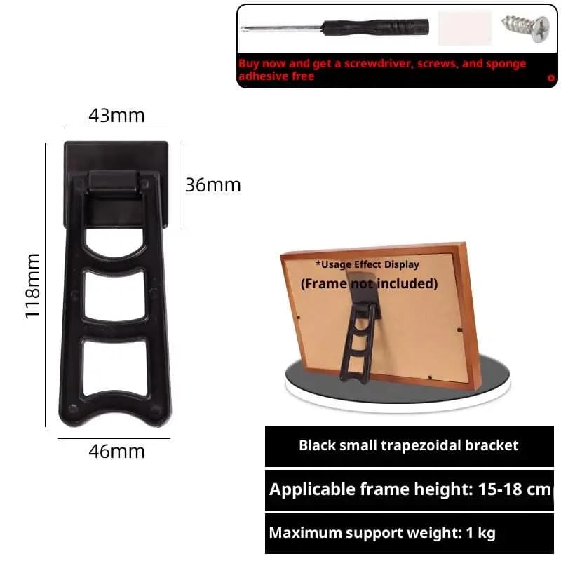 Support de chevalet pour cadre, 10 pièces, support de fixation pour photos et documents, pour affich