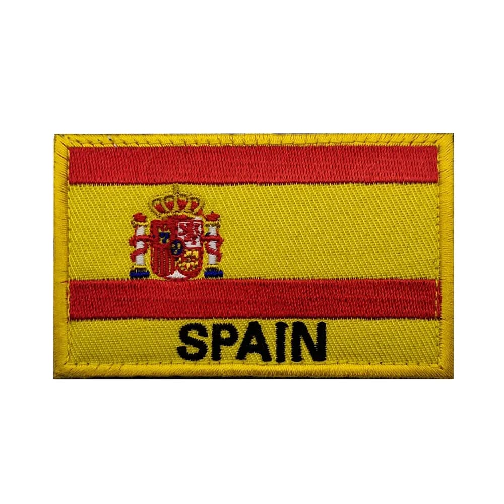 Drapeau d'Andalousie Asturias espagnoles Galizie Valencia Catalonia Îles canaries Patch brodé Brassa