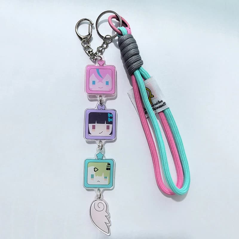 Porte-clés en acrylique Game Zenless Zone Zero Angels of Delusion Sunna Aria Nangong Uha Cosplay, ac