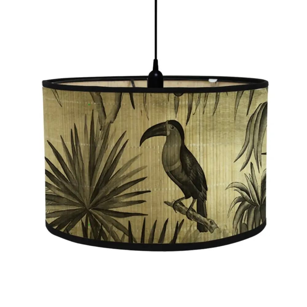 Abat-jour en bambou durable, décoration intérieure, luminaires de style rétro, éclairage intérieur, 