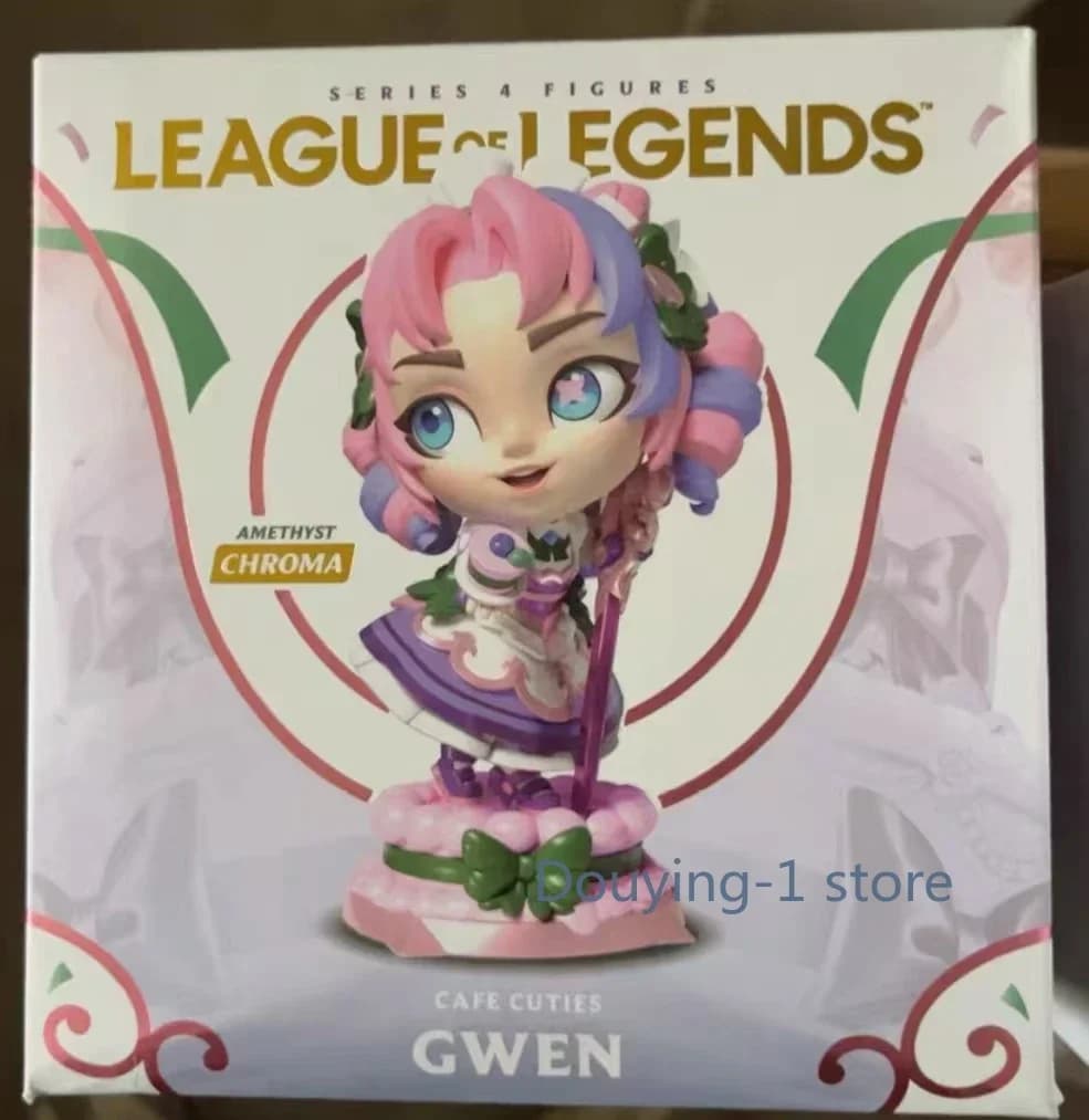 En stock, League of Legends LOL Coffee Sweetheart Gwen édition régulière et décoration de statue hol