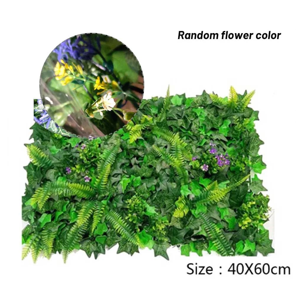 60X40CM artificiel vert mur paysage maison jardin Jungle décoration Super plantes en plastique pelou