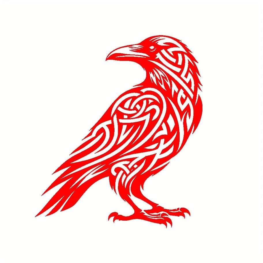 Autocollants de voiture élégants et minimalistes avec motif d'oiseau abstrait, autocollants en vinyl