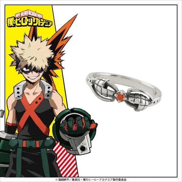2026 My Hero Academia Bakugou Katsuki Kirishima Eijiro Shoto Todoroki Bague Accessoires de mode dess