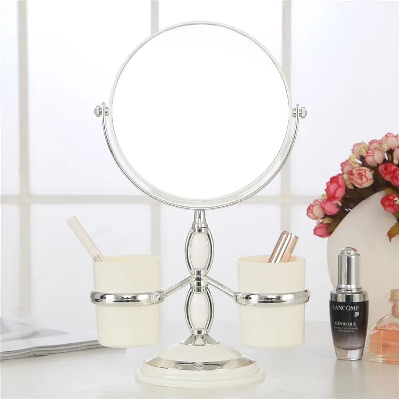 Miroirs décoratifs de conception Portable, bijoux ovales, miroir de maquillage esthétique, ornement 