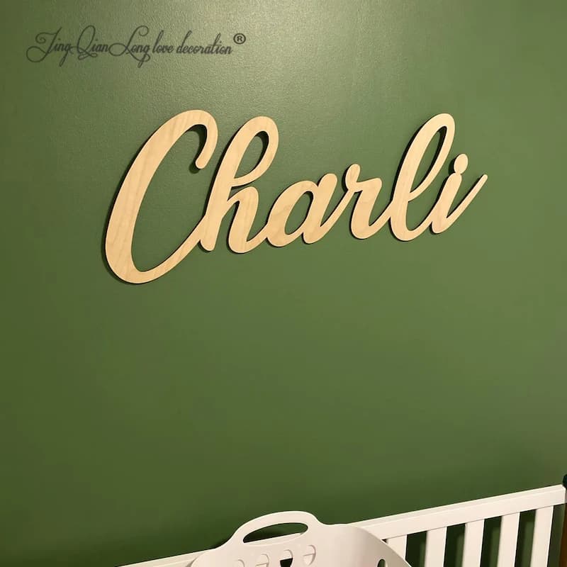 Panneau nominatif personnalisé en bois – Décoration murale intérieure – Cadeau