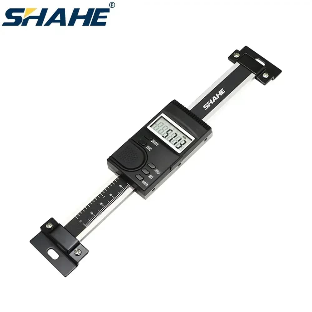 SHAHE 100/150/200/300 MM Étrier numérique vertical en acier inoxydable avec écran LCD – Outil de mes