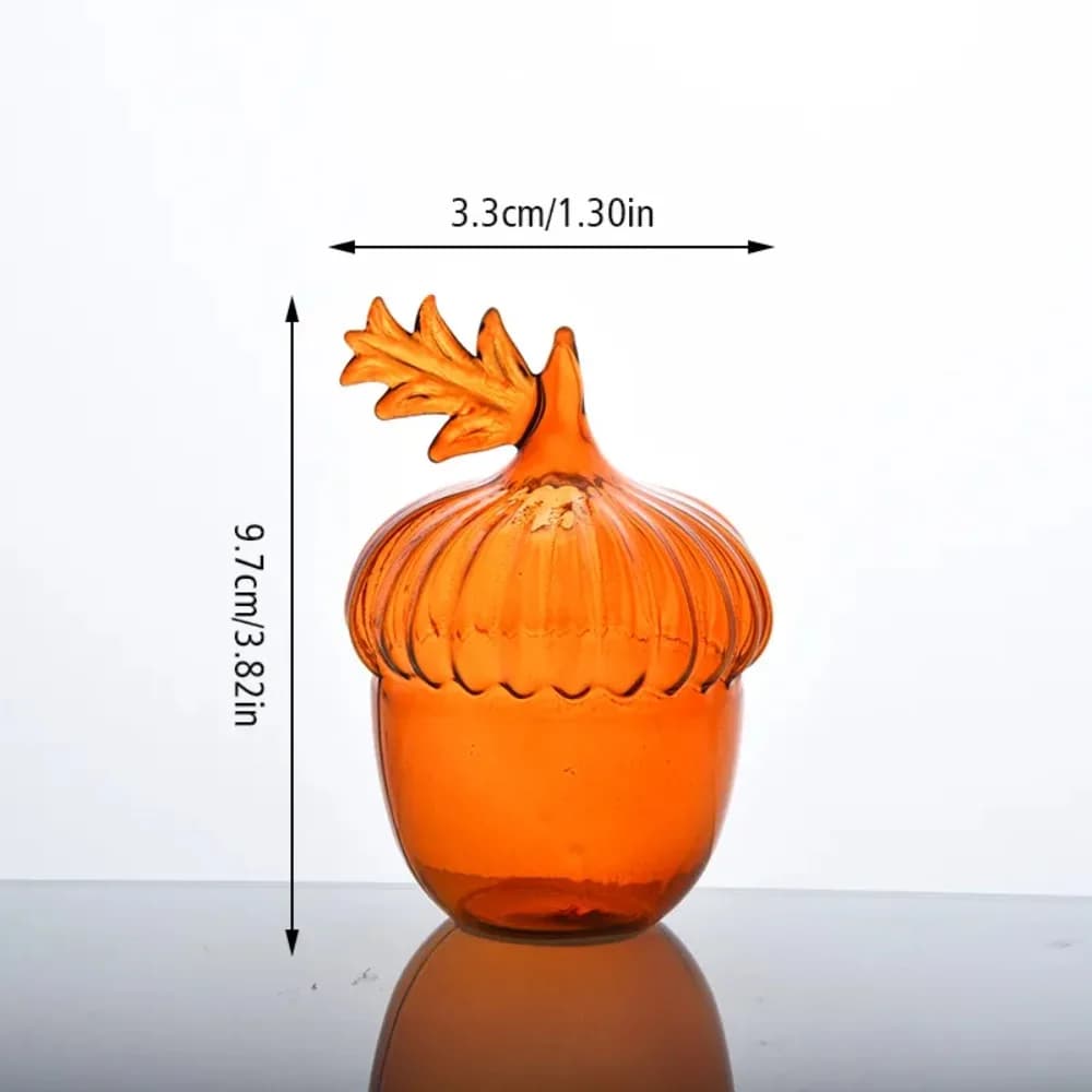 Vase en verre en forme de formage de grenade, vase de fruits, bouteille d'aromathérapie créative, dé