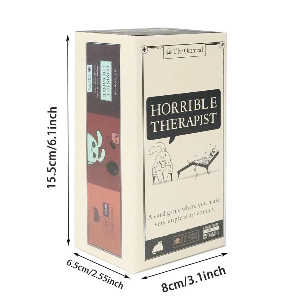 Horror Therapist Party Game - Un jeu de cartes multijoueur hilarant pour adultes, pour les rassemble