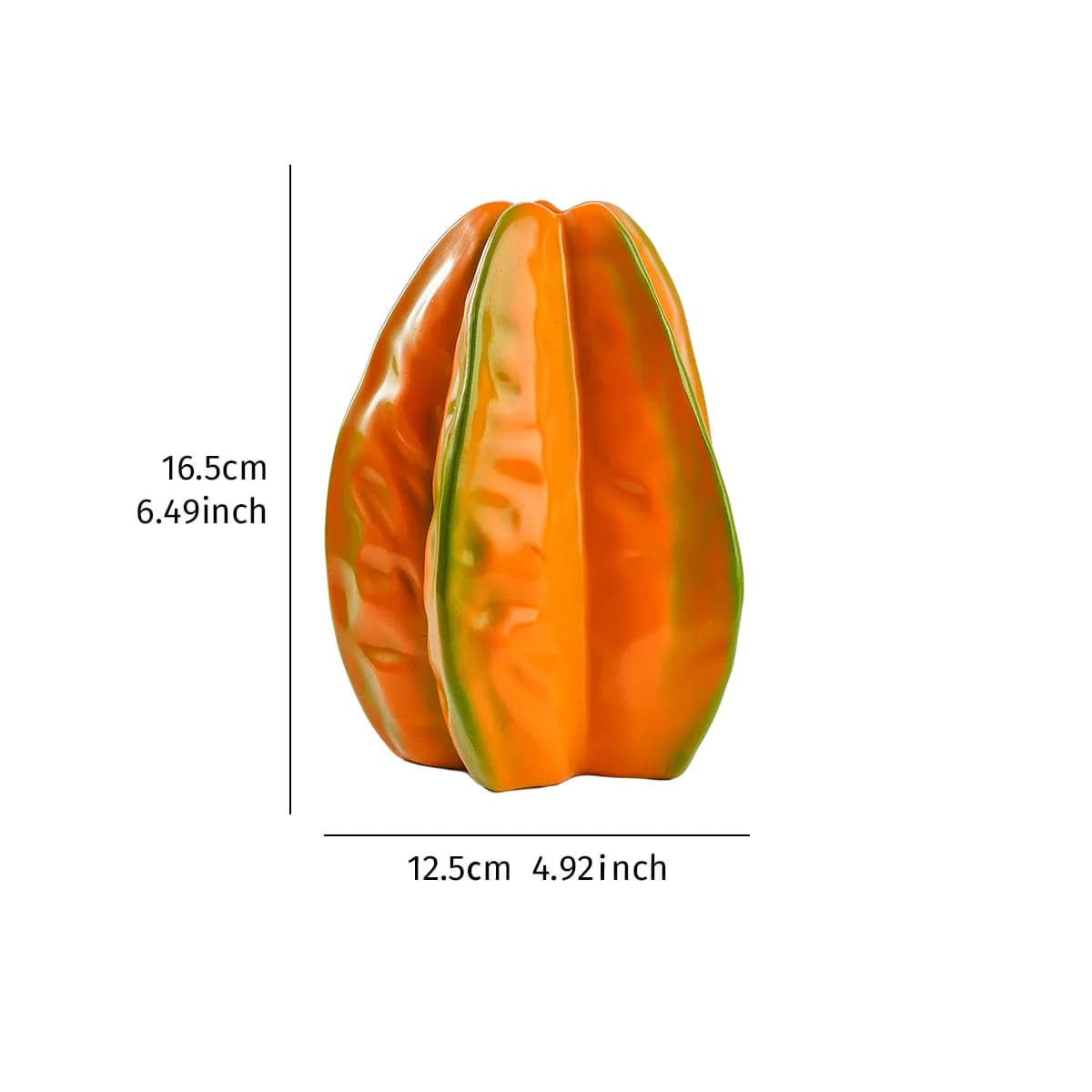 Vase de fruits colorés en résine, ornement de fruits simulés, Arrangement de fleurs, Vases à petite 