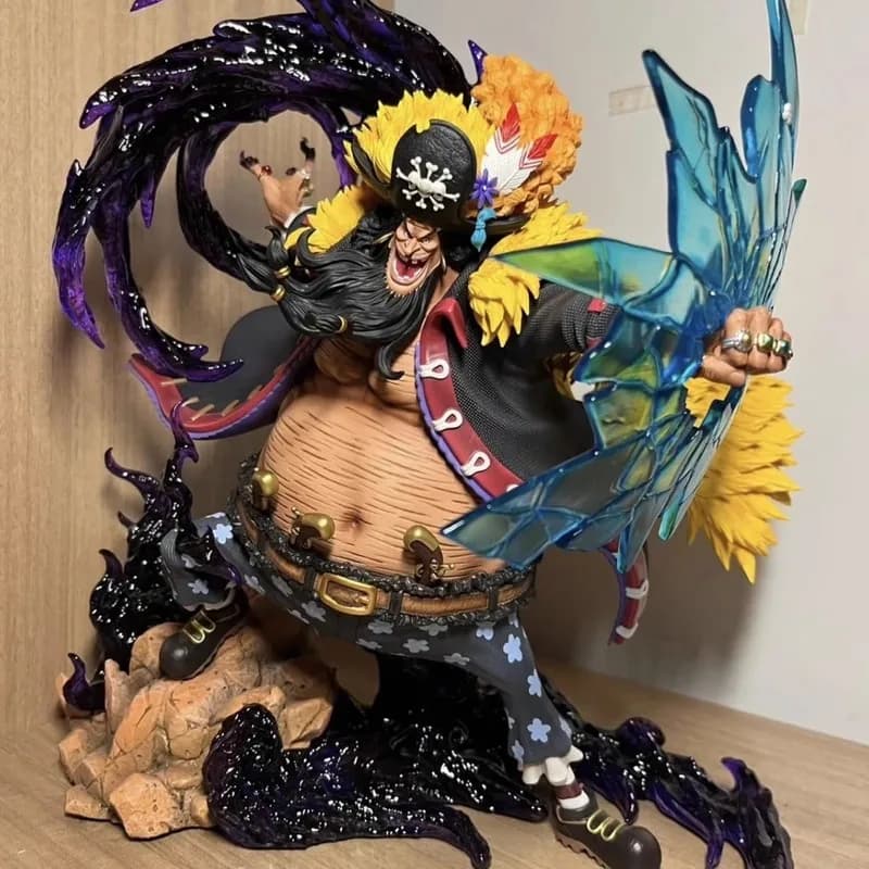 Figurines Blackbeard Marshall D. Teach Manga One Piece Anime, Statue GK Blackbeard, Modèle de collec