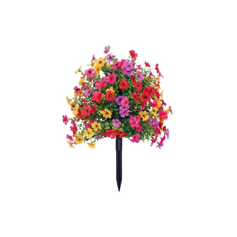 Fleurs artificielles pour la décoration intérieure et extérieure du jardin, fausses marguerites avec