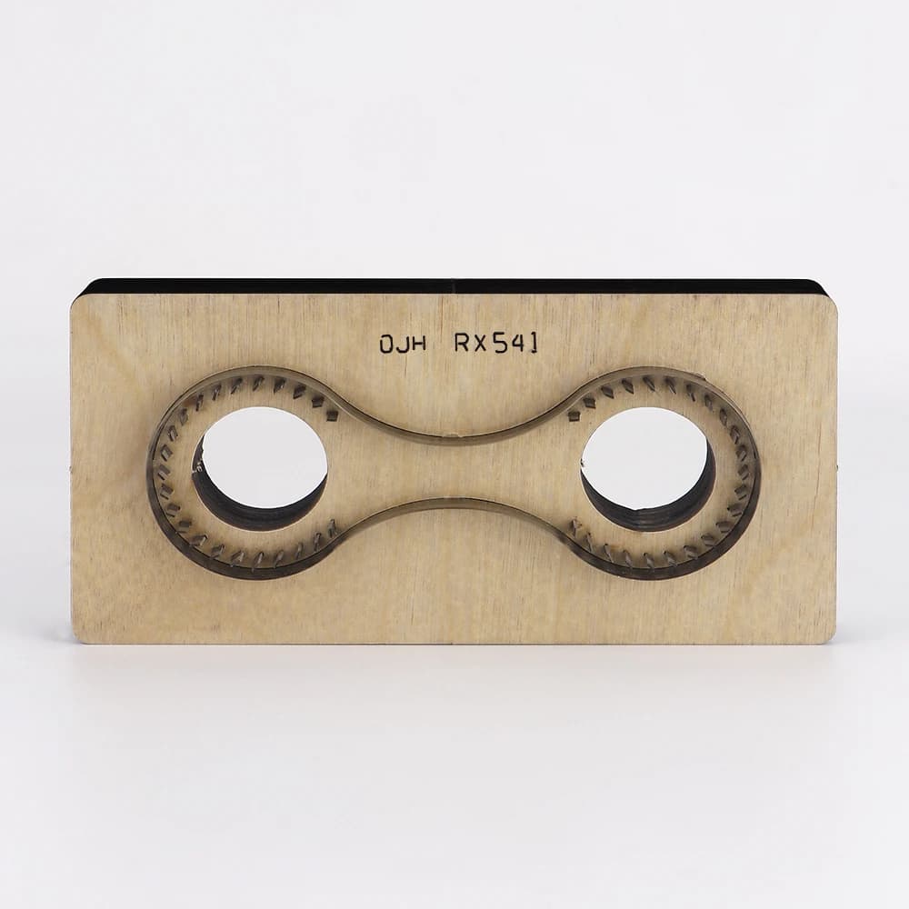 Pochoir de découpe en cuir pour porte-clés, pendentifs et décorations de fermetures éclair – Moule d