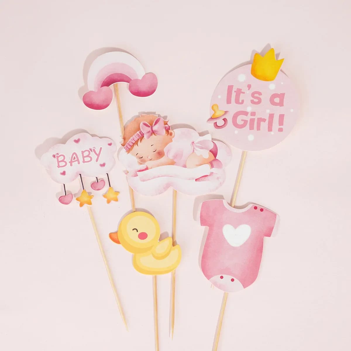 Décoration de gâteau pour fête préChristophe, pour fille