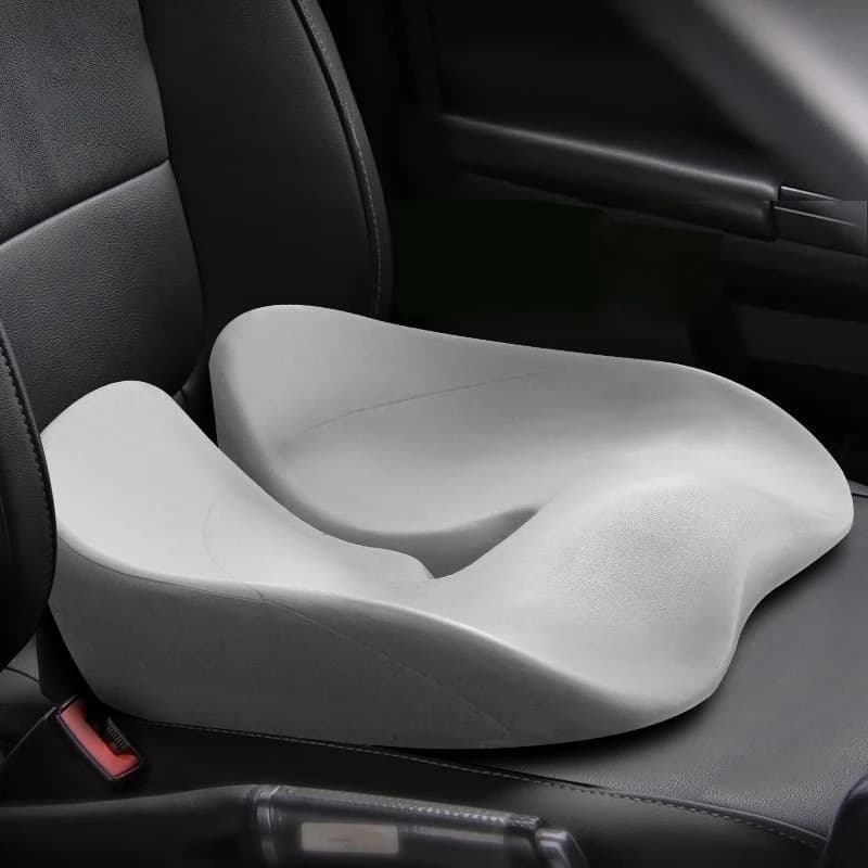 Coussin de siège de voiture en mousse à mémoire de forme orthopédique, antidérapant, ergonomique pou