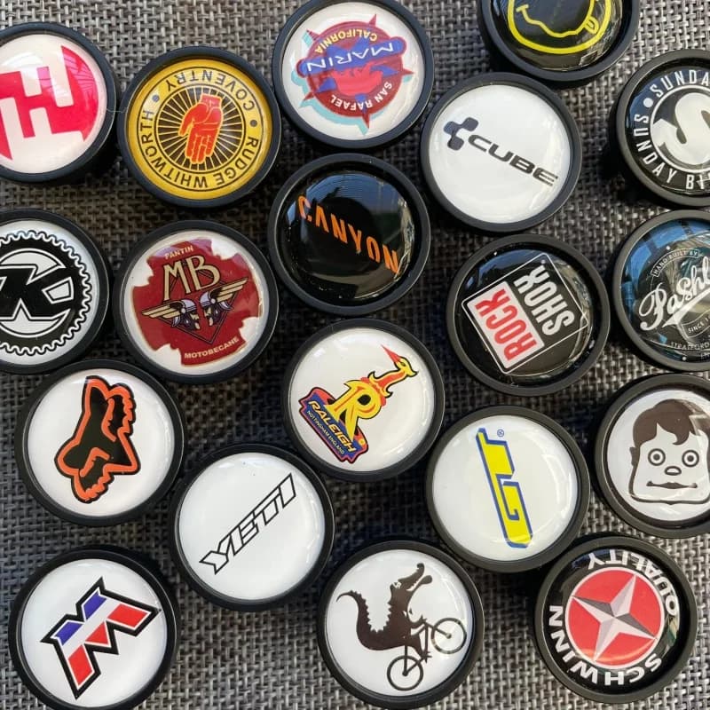 Embouts de guidon vintage pour VTT et BMX, poignées de vélo