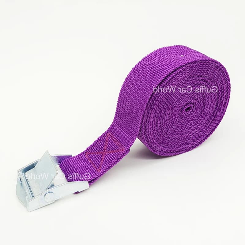 Sangles de chargement de 5M avec boucle, ceinture d'arrimage pour moto, voiture, vélo, corde de remo