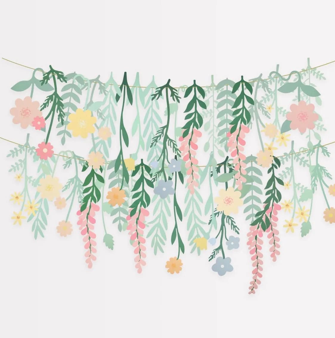 Drapeau floral princesse, décoration d'anniversaire pour bébé, bannière, décoration de mariage