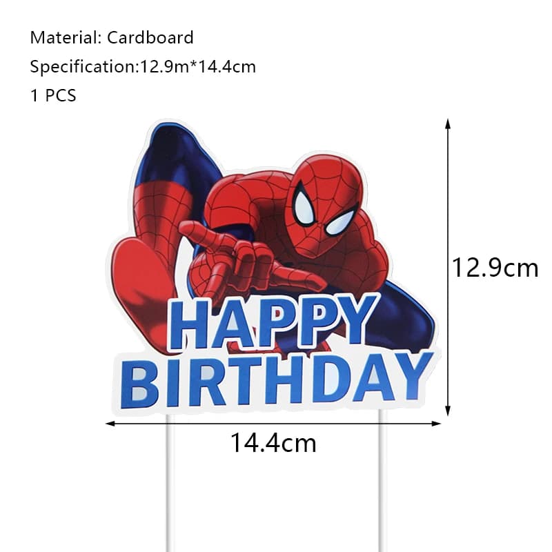 Décorations de fête d'anniversaire Spider-Man, ballons en aluminium et en latex pour enfants, fourni