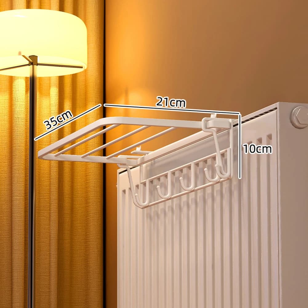 Porte-serviettes suspendu 35cm, 1 pièce, support de rangement pour radiateur de chauffage, support d