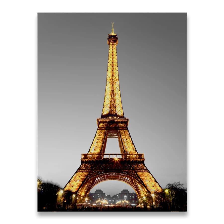Ensemble de peinture sur toile nordique paysage noir et blanc, paysage jaune Art, photo murale pour 