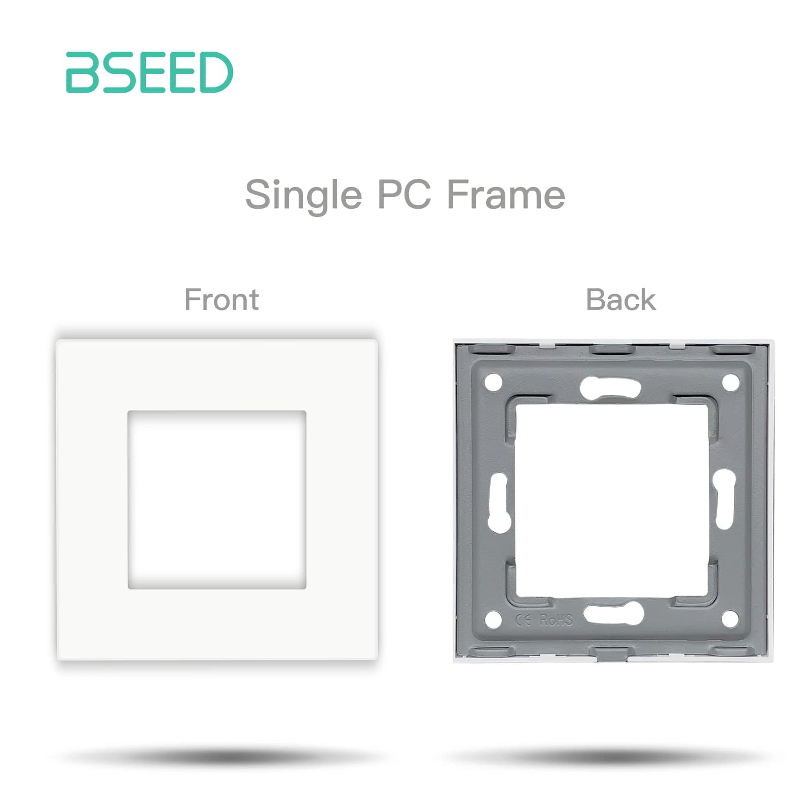 ​ BSEED – panneau mural en plastique Standard ue, cadre PC avec plaque métallique 86/157/228/299mm, 