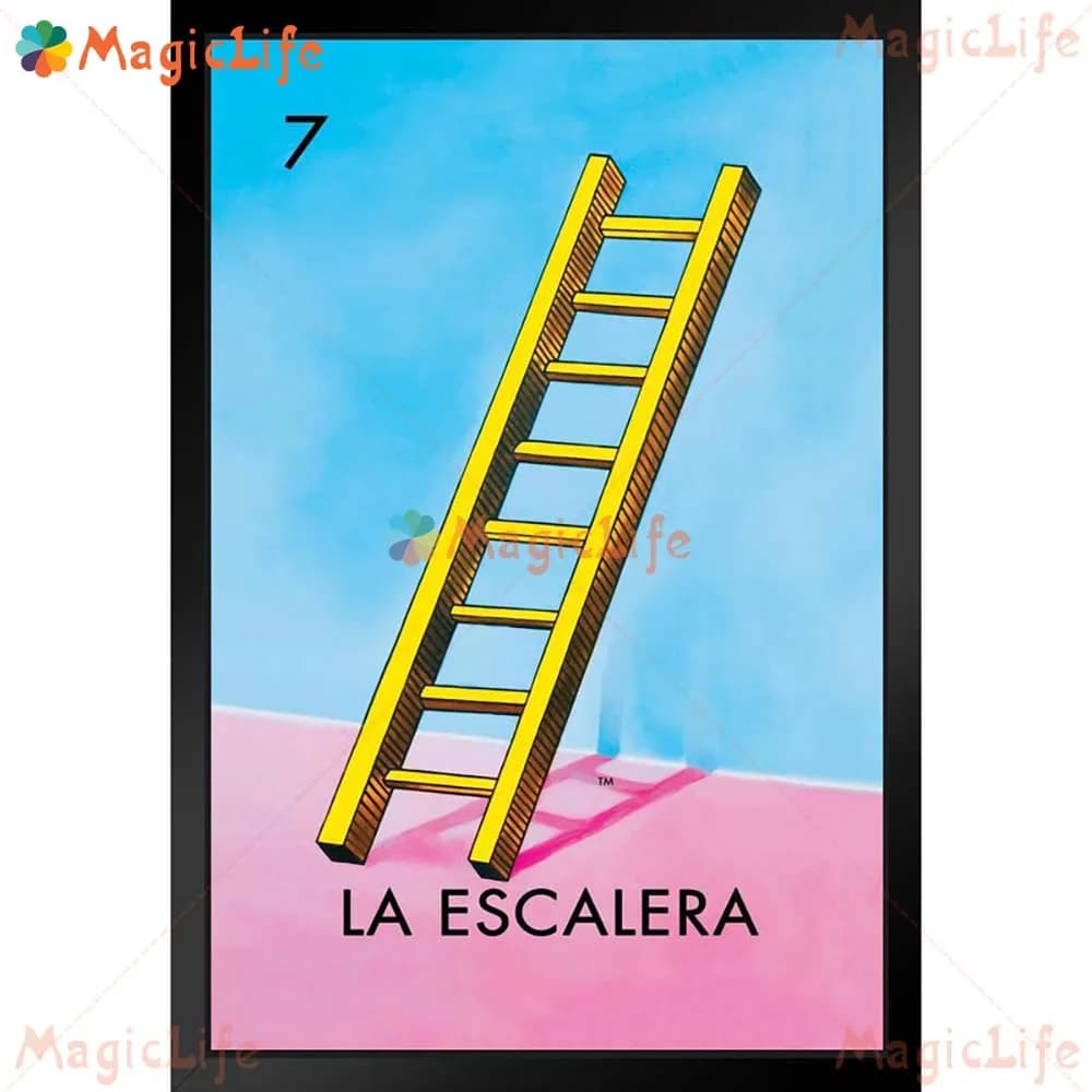 LA LUNA – affiches de dessin animé de jeu de loterie mexicaine, images murales pour salon, affiche n