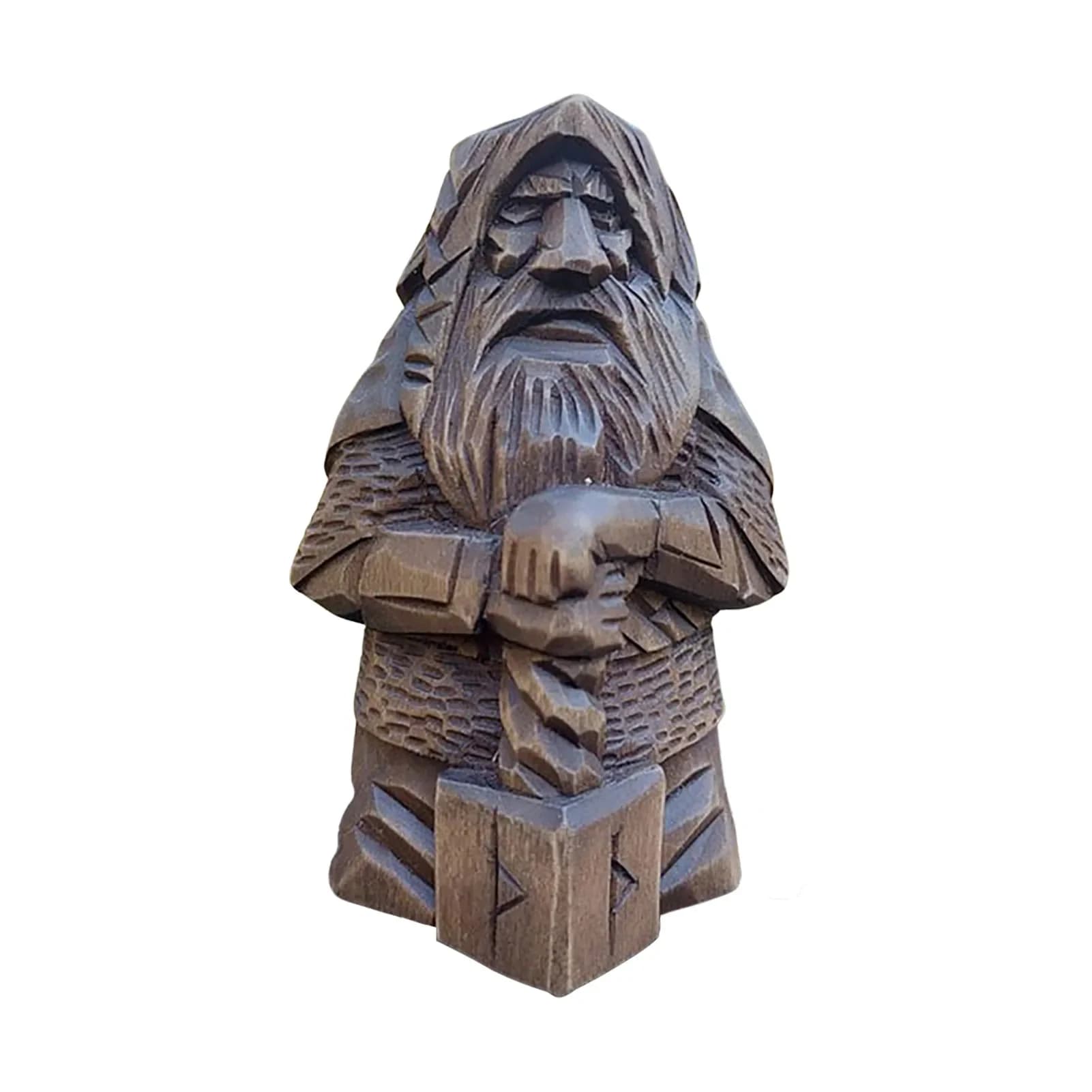 Odin Thor Vor Ulfhednar Norse Pprédéterminée Statue Viking en Résine, Ornements Nordiques en Résine,