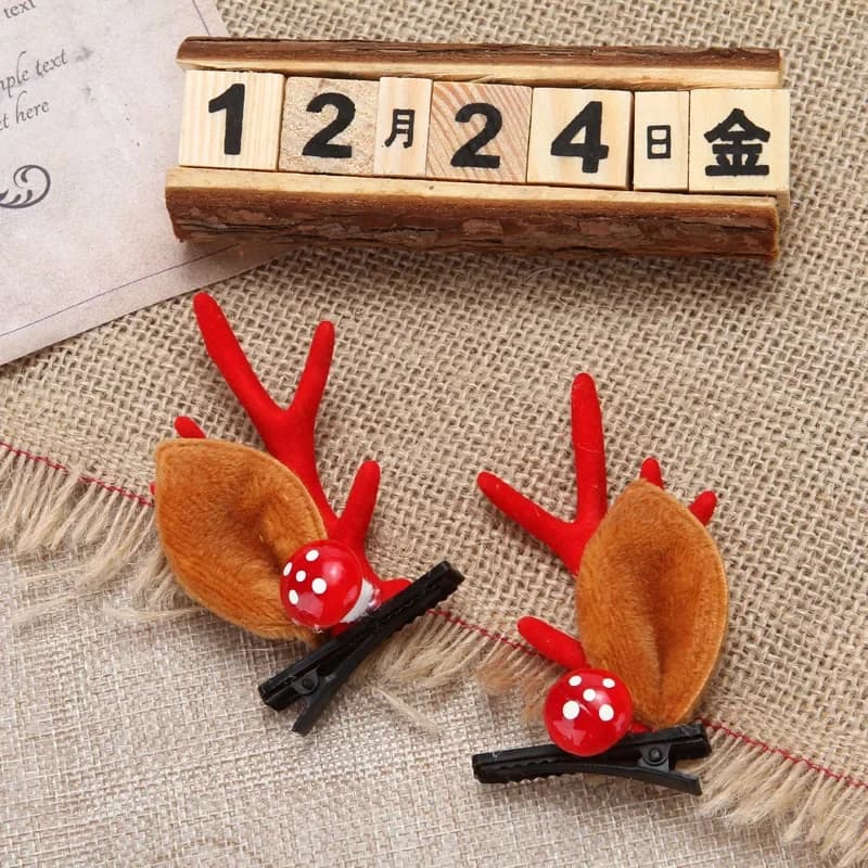 Pinces à cheveux en bois de Noël pour fille, ornements de Noël, cadeau de décoration joyeux Noël, ac