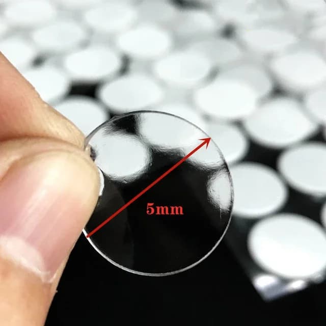 100 pièces rond Double face ruban adhésif points attache fort acrylique autocollant pour bricolage S