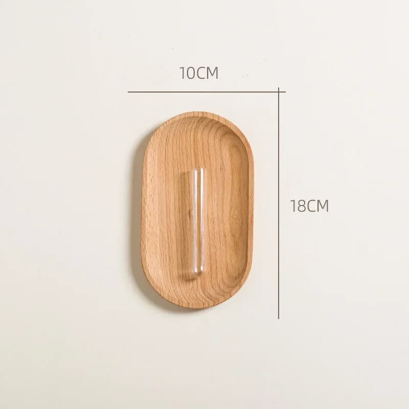 Vase mural européen en bois, Pots de plantes, décoration de salon, arrière-plan mural suspendu, Arra