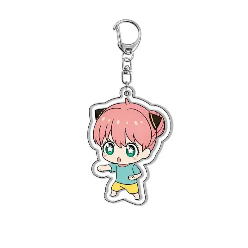 Pendentif mignon à motif de dessin animé Anya Forger double face SPY×FAMILY, accessoire exquis pour 