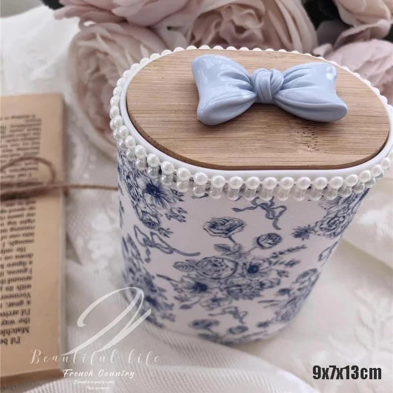 Boîte de rangement rétro pour la décoration de la maison, ornements créatifs, table, cure-dents, cot
