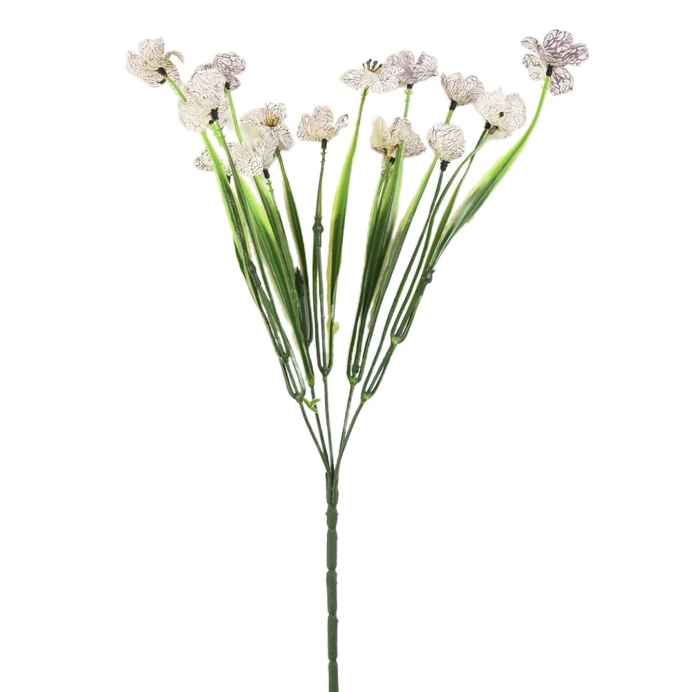 Bouquet de Fausses Fleurs Artificielles pour Décoration d'Extérieur, Jardin, Porche, Mariage, Maison
