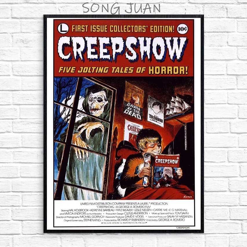 Affiche de Couverture de Série d'Horreur Creepshow, Impression sur Toile, Décor Mural de Films d'Hor