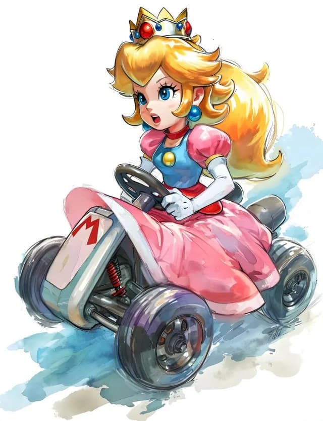 Affiches et imprimés de dessin animé M-MMario Kart, jeu d'anime classique, impression sur toile, tab