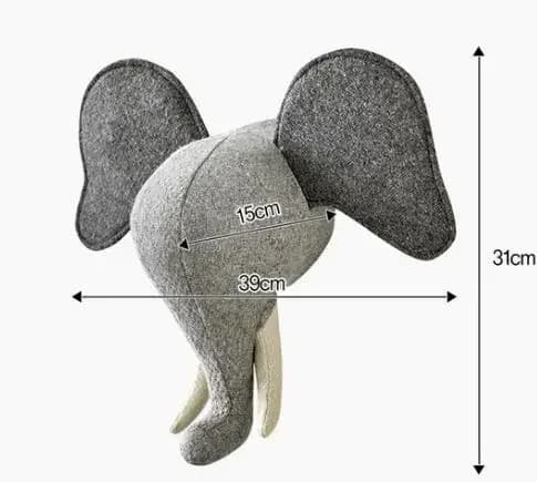 Décoration murale suspendue pour chambre d'enfant, décorations esthétiques pour animaux de chasse, p