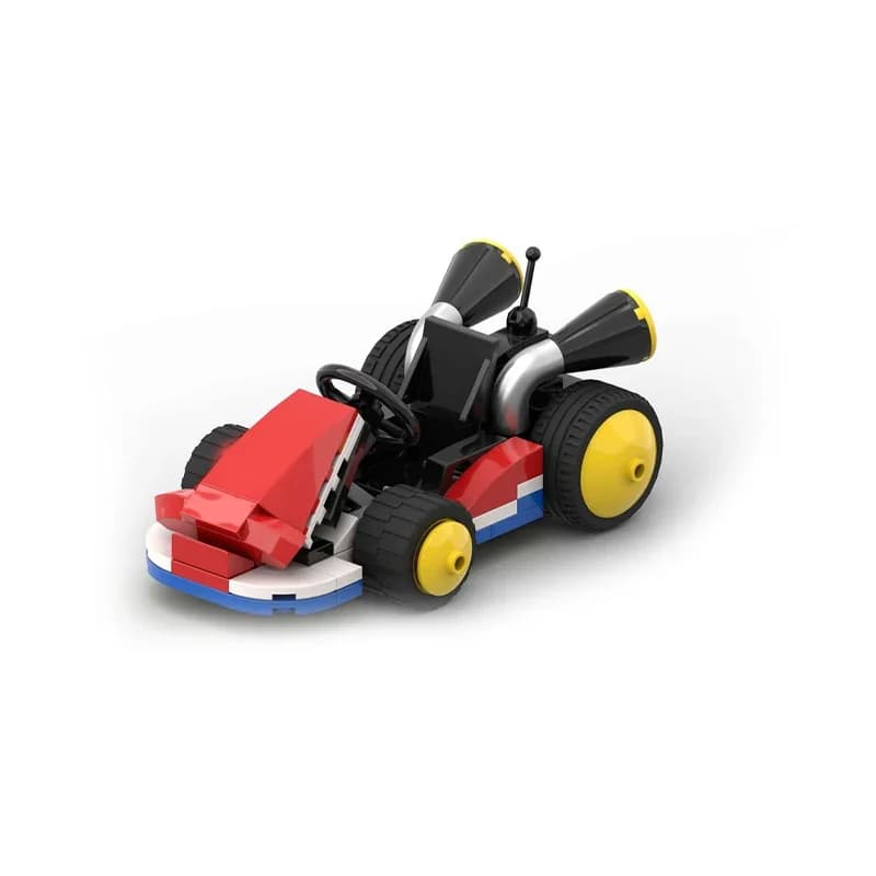 114 pièces MOC Mariokart Mario S Kart Mariose Blocs de construction Modèles Cadeaux de festival Joue
