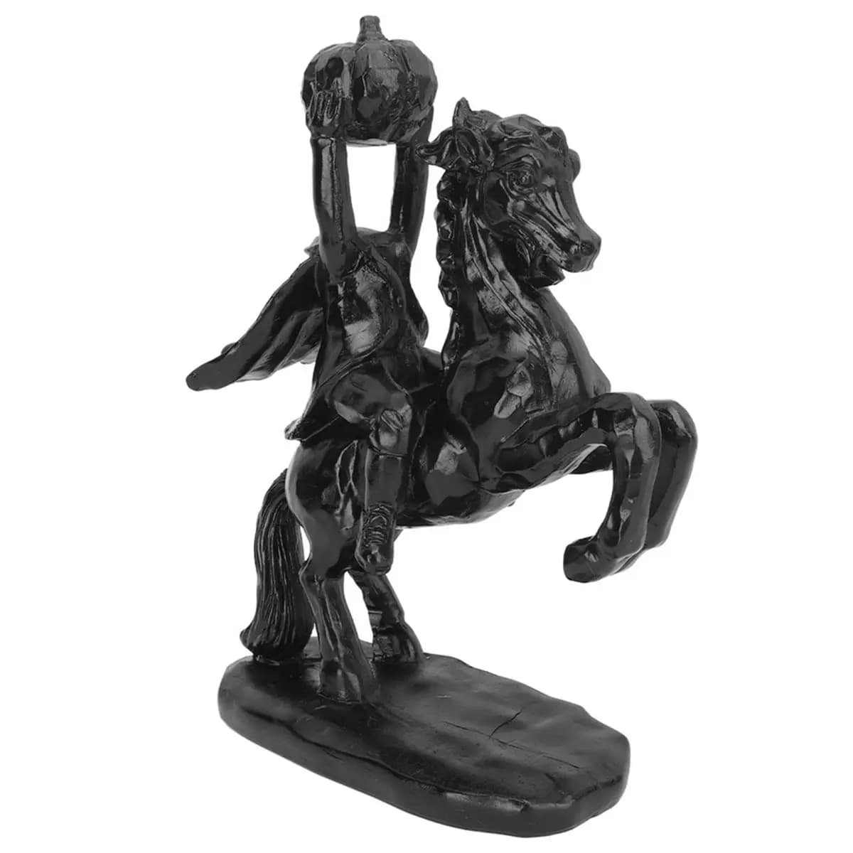 nouvelle tendance! Statue de cavalier sans tête en résine d'horreur, Sculpture de décoration d'hallo