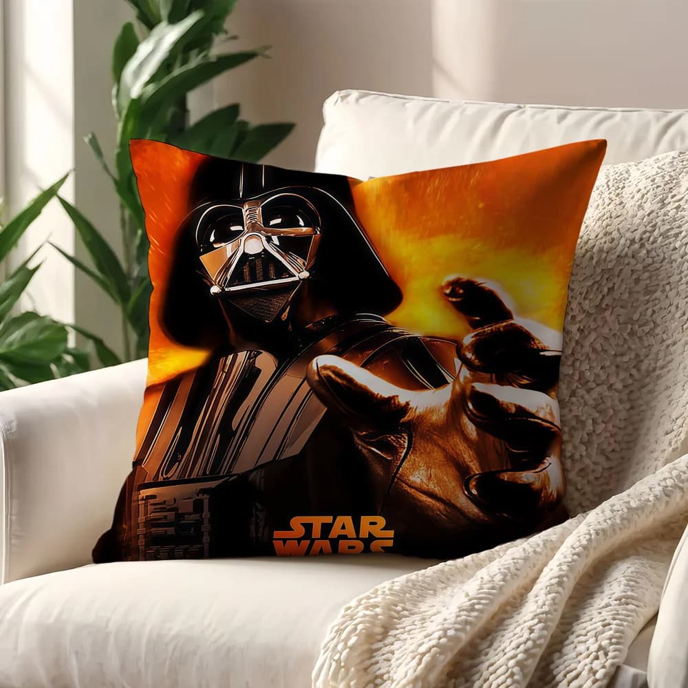Housse de coussin Luke Star Wars – Idéale pour la maison, le bureau, le canapé, la décoration de cha