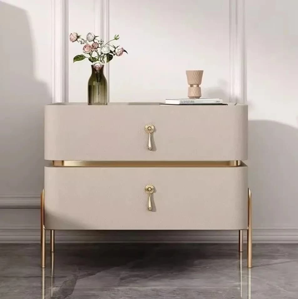 Table de chevet pour chambre à coucher avec un sens du luxe et de la modernité