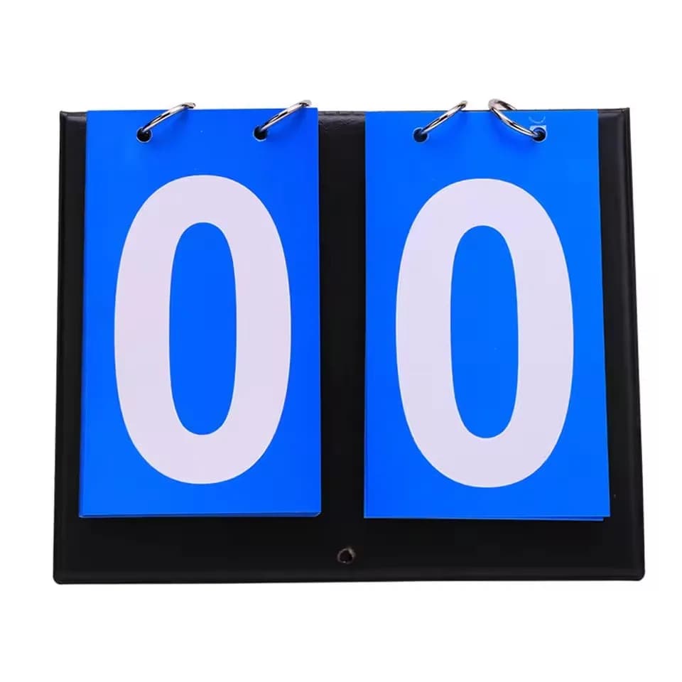 Tableau de bord à chiffres de sport, football, volley-ball, basket-ball, entraîneur d'arbitre, table