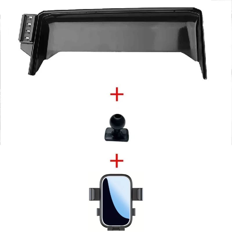 Support de téléphone pour voiture avec base à pince stable, accessoire automobile, adapté aux modèle
