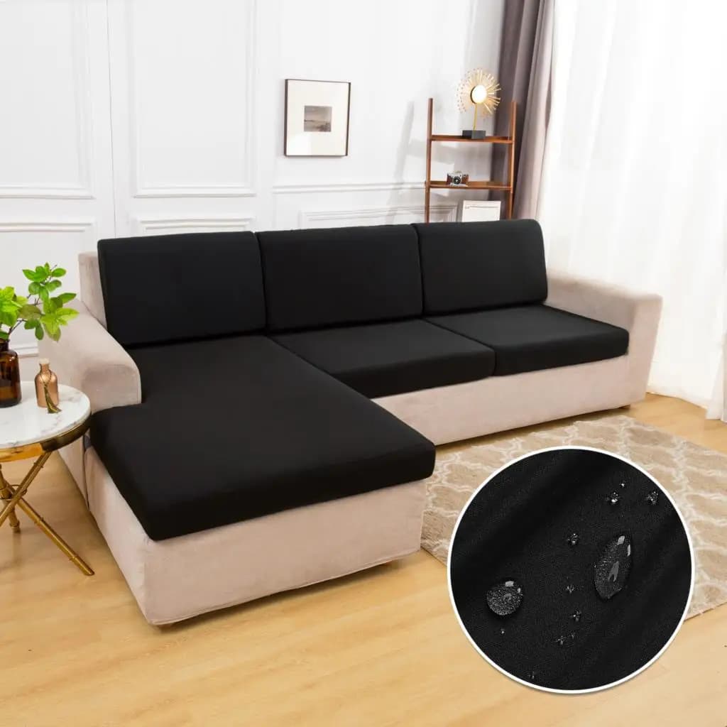 Housse de coussin de siège de canapé imperméable, protection élastique, pour animaux de compagnie, e