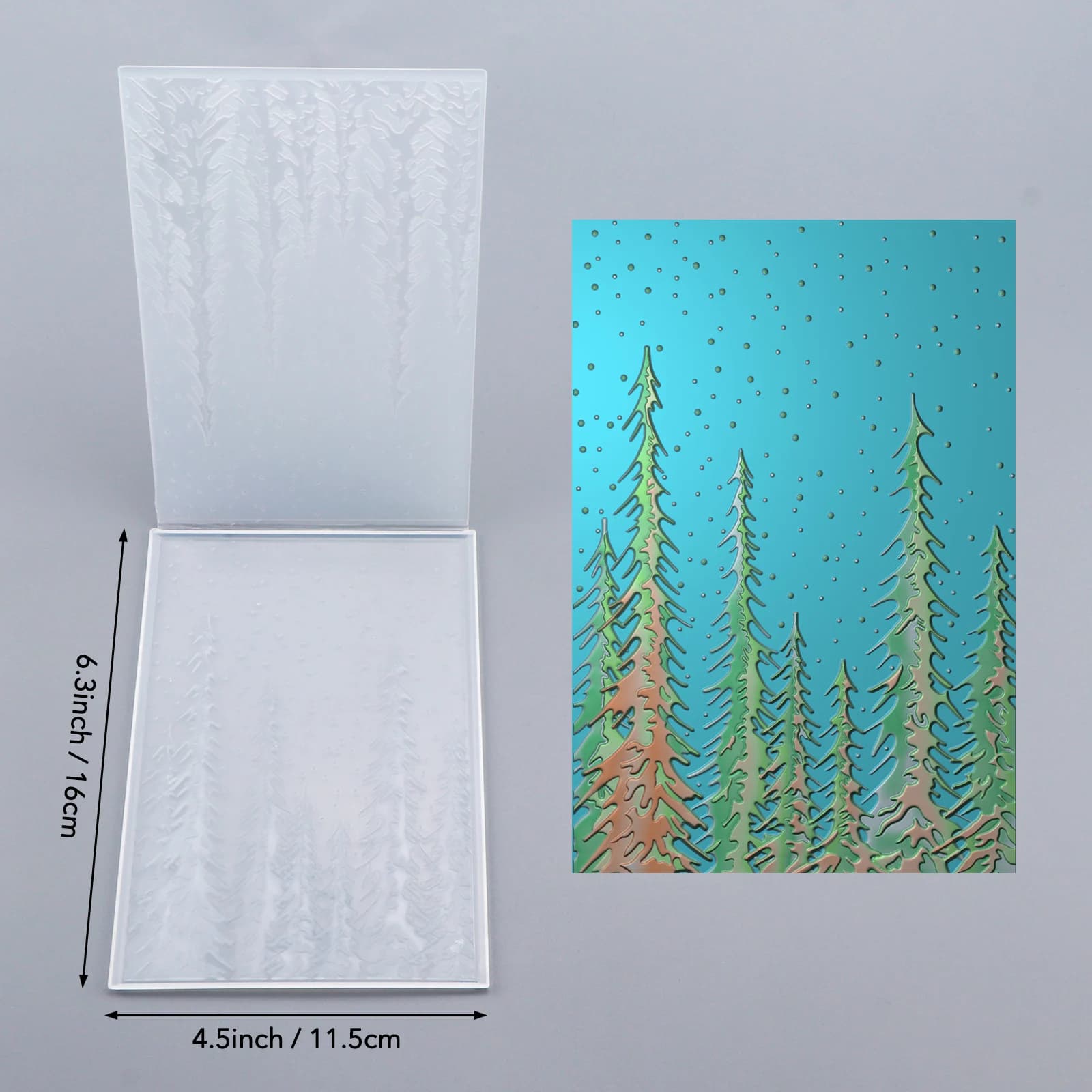 Décor de noël, dossier de gaufrage de paysage de neige, fond de motif de Texture, bricolage, Scrapbo